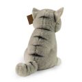 Rappa Plush cat sitting grey 23 cm SOFT COLLECTION, ECO-FRIENDLY